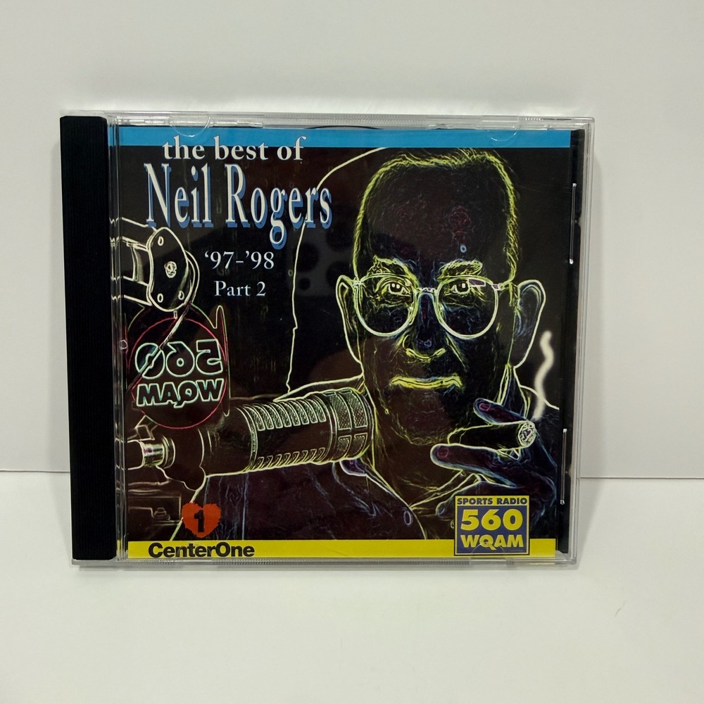 Neil Rogers The Best of 97-98 Part 2 CD Unisex OS Black Good 560 WQAM Radio